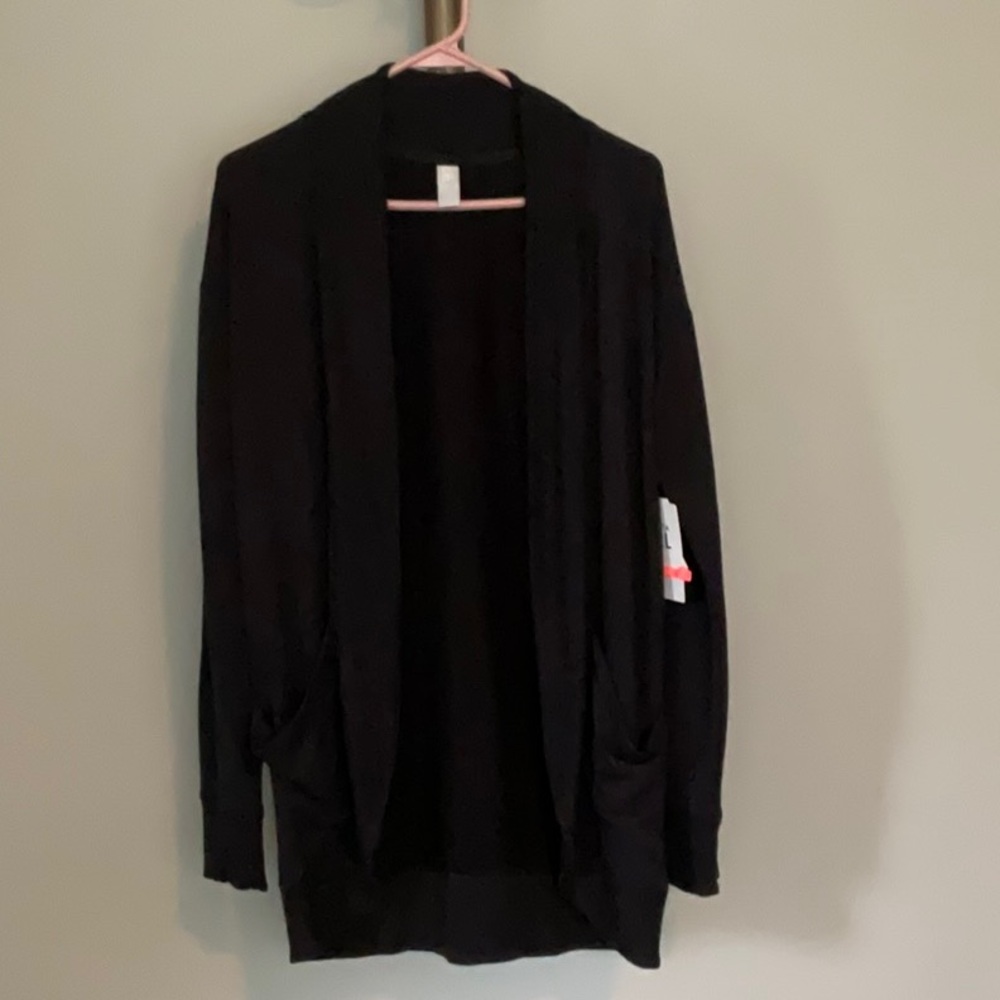 Athleta Girl Wrap N’ Roll Sweatshirt 2.0, Size XXL 16, Black
